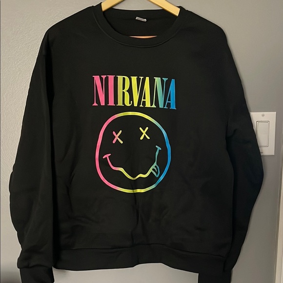 Nirvana Black Graphic Sweater - Picture 1 of 1